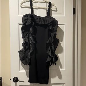 Real NYC Market black ruffle dress